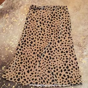 Rachel Zoe leopard skirt